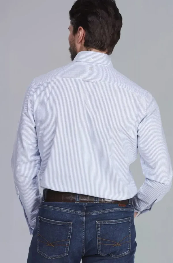 HANSEN & JACOB - Classic Oxford Shirt Light Blue 42 Online