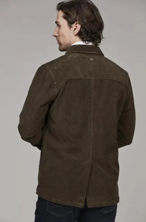 HANSEN & JACOB - Corduroy Noxus Overshirt 66 Brown Clearance