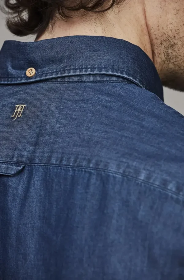 HANSEN & JACOB - Indigo Classic Shirt 46 Blue Hot