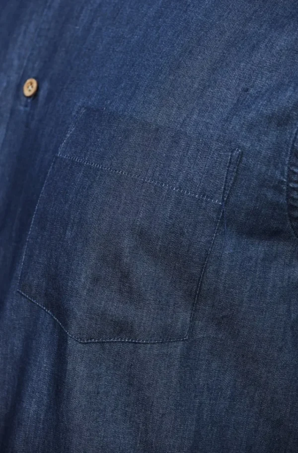 HANSEN & JACOB - Indigo Classic Shirt 46 Blue Hot