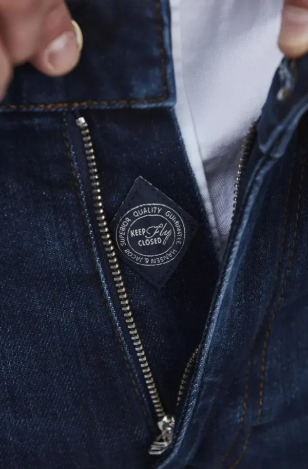 HANSEN & JACOB - 5-PKT Cape Town Silk Touch Denim Blue 45 Outlet
