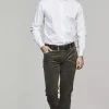 HANSEN & JACOB - 5-PKT Ceredo Soft Cord Khaki Green Outlet