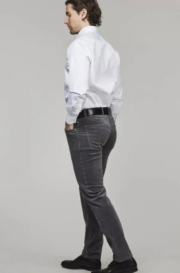 HANSEN & JACOB - 5PKT Ceredo Soft Cord Grey Online