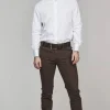 HANSEN & JACOB - 5-PKT Silk Touch Okado 66 Brown Fashion