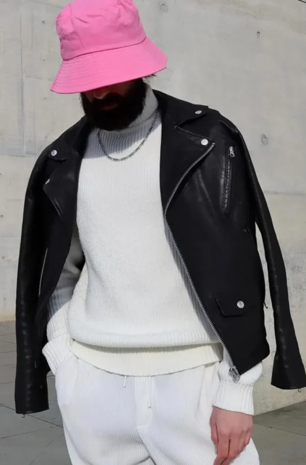 HUMAN SCALES - Adam Leather Jacket Black Sale