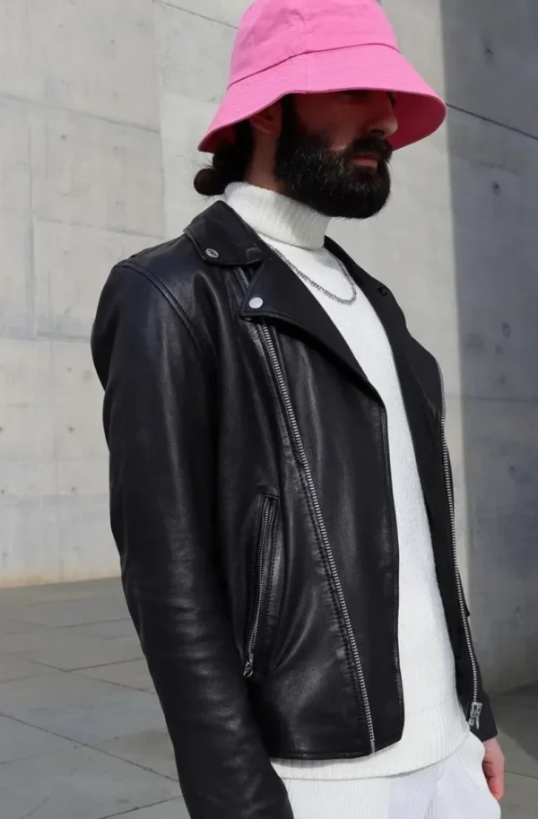 HUMAN SCALES - Adam Leather Jacket Black Sale
