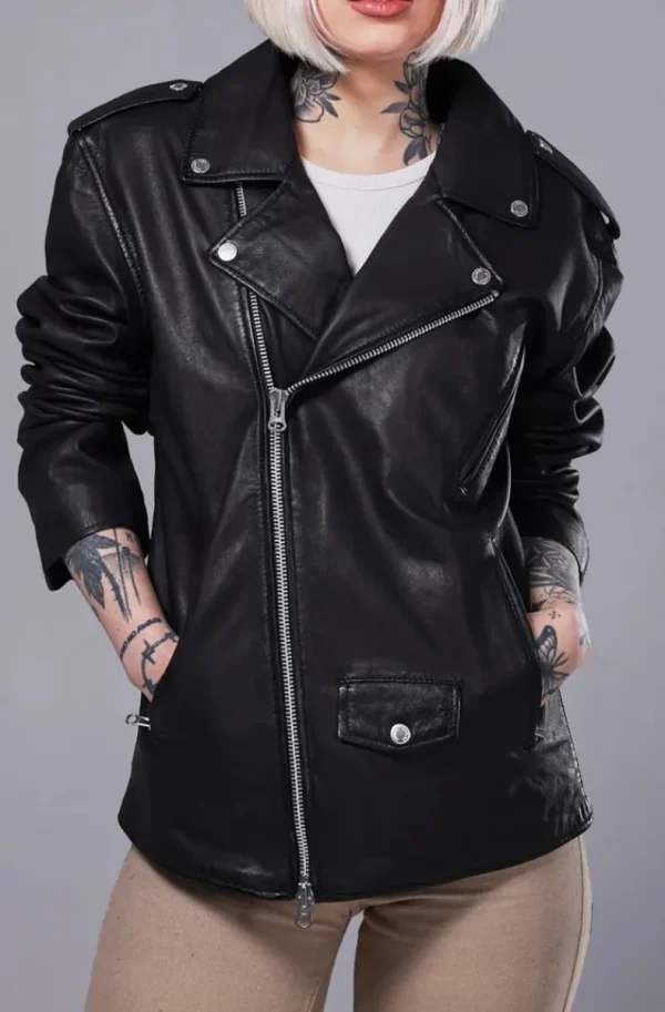 HUMAN SCALES - Adam Leather Jacket Black Sale