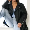 HUMAN SCALES - Emelie Leather Jacket Black Best