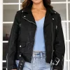 HUMAN SCALES - Leah Leather Jacket Black Clearance