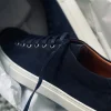 HUMAN SCALES - Mens Sneaker Herbert Suede Navy Discount
