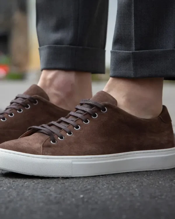 HUMAN SCALES - Mens Sneaker Herbert Iron Brown Clearance