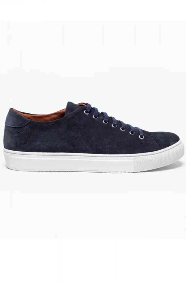 HUMAN SCALES - Mens Sneaker Herbert Suede Navy Discount