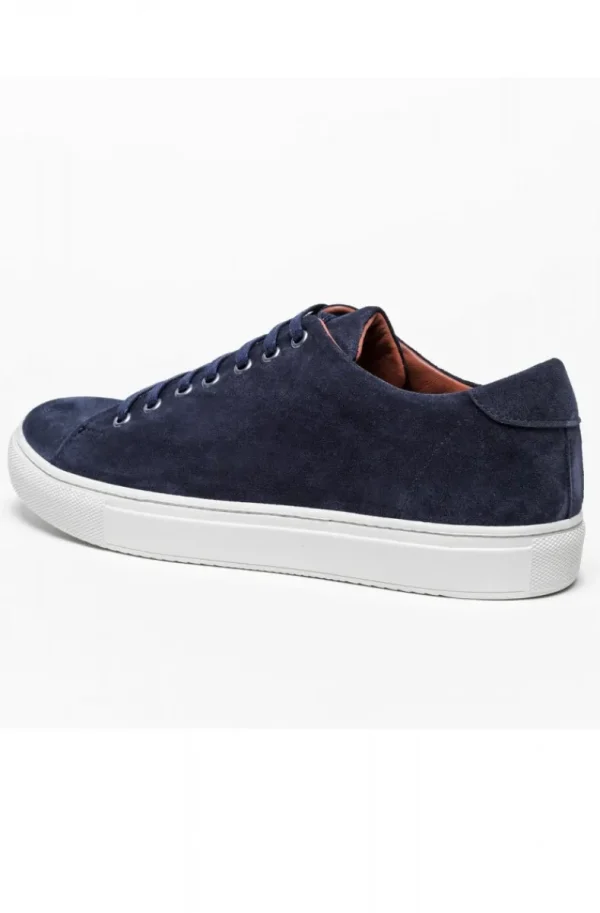 HUMAN SCALES - Mens Sneaker Herbert Suede Navy Discount
