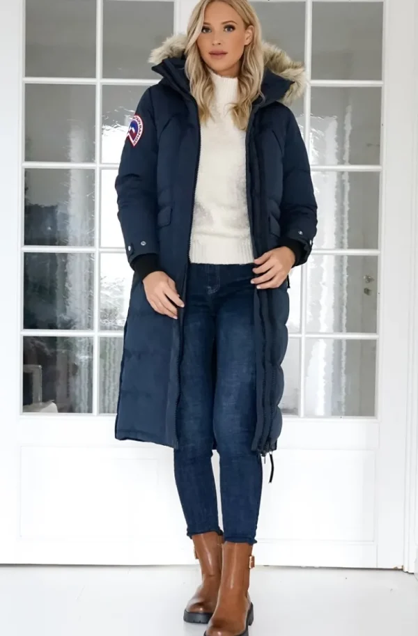 JACK1T - Neo Mountain Parka Extra Long - Ink/Wolf Clearance