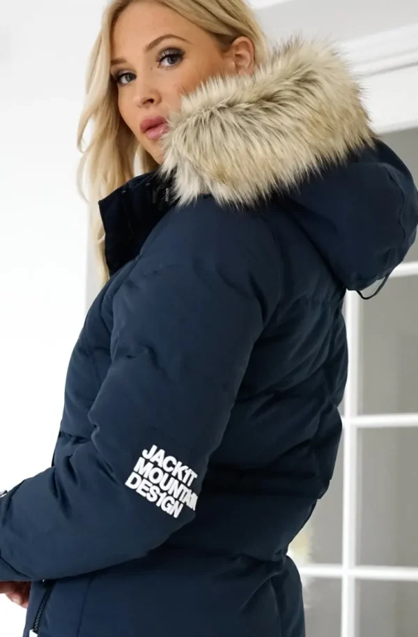 JACK1T - Neo Mountain Parka Extra Long - Ink/Wolf Clearance