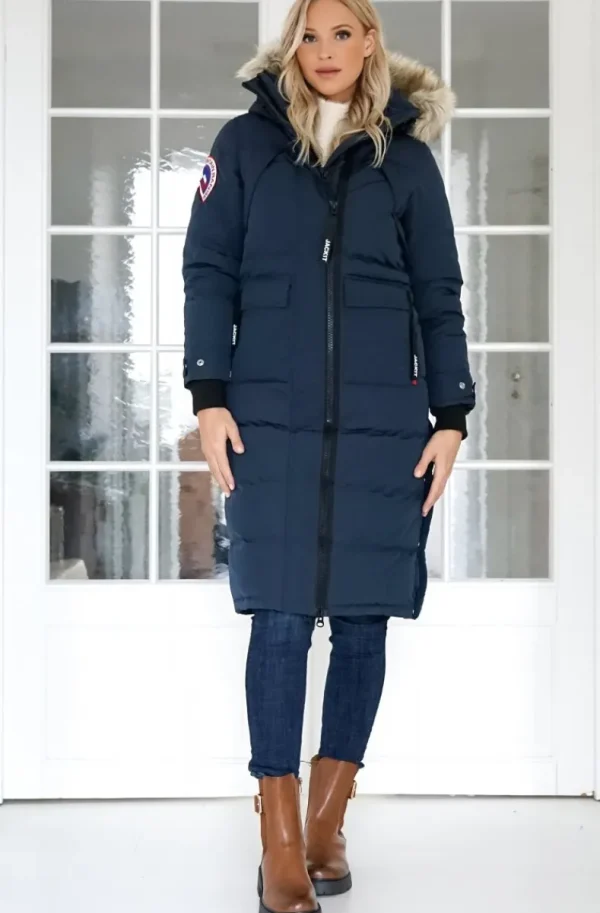 JACK1T - Neo Mountain Parka Extra Long - Ink/Wolf Clearance