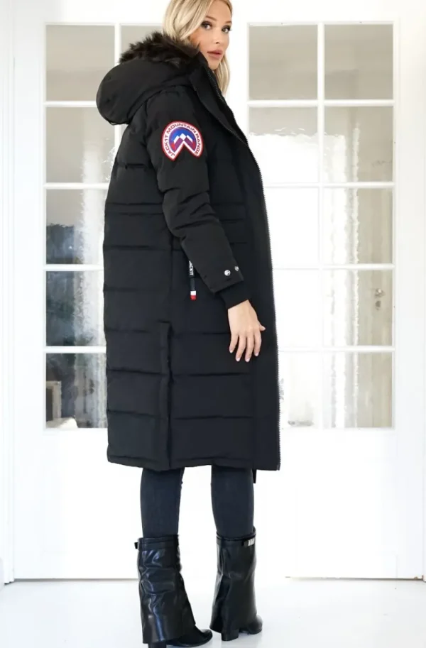 JACK1T - Neo Mountain Parka Extra Long - Black/Dark Bear Fashion