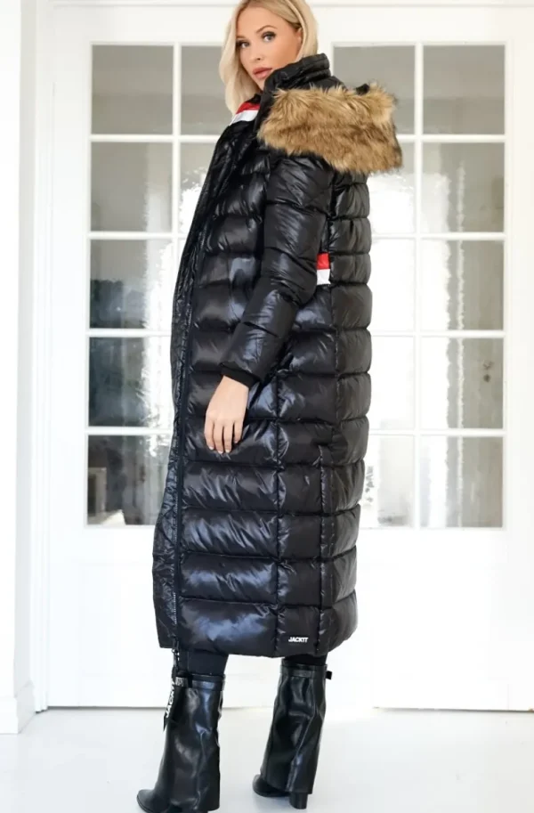 JACK1T - Neopium Ultra Long Coat - Black Hot