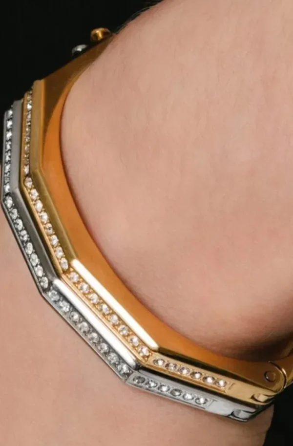 JANE & SOPHIE – Hexagon bracelet silver Sale