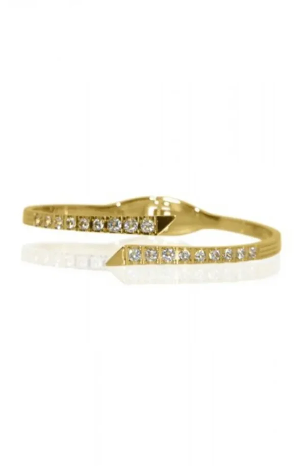 JANE & SOPHIE Jane and Sophie - Crystal Cuff - Gold Clearance