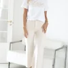 MILK ATELIER - Bardot Cropped - Ecru New