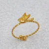 MIXED BRANDS - Adjustable Ring Bird BA160 - Gold Fashion