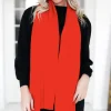 MIXED BRANDS - Angora Scarf 16197 - Red Sale
