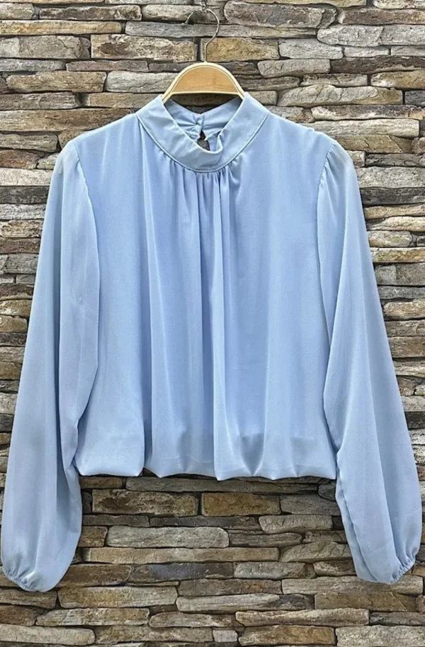MIXED BRANDS - Anielly Blouse 0219 - Light Blue Discount
