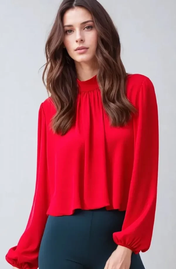 MIXED BRANDS - Anielly Blouse 0219 - Red Online