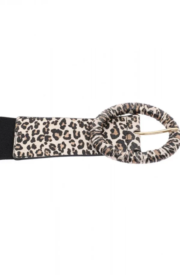 MIXED BRANDS - Animal Print Belt Leo - Beige Outlet