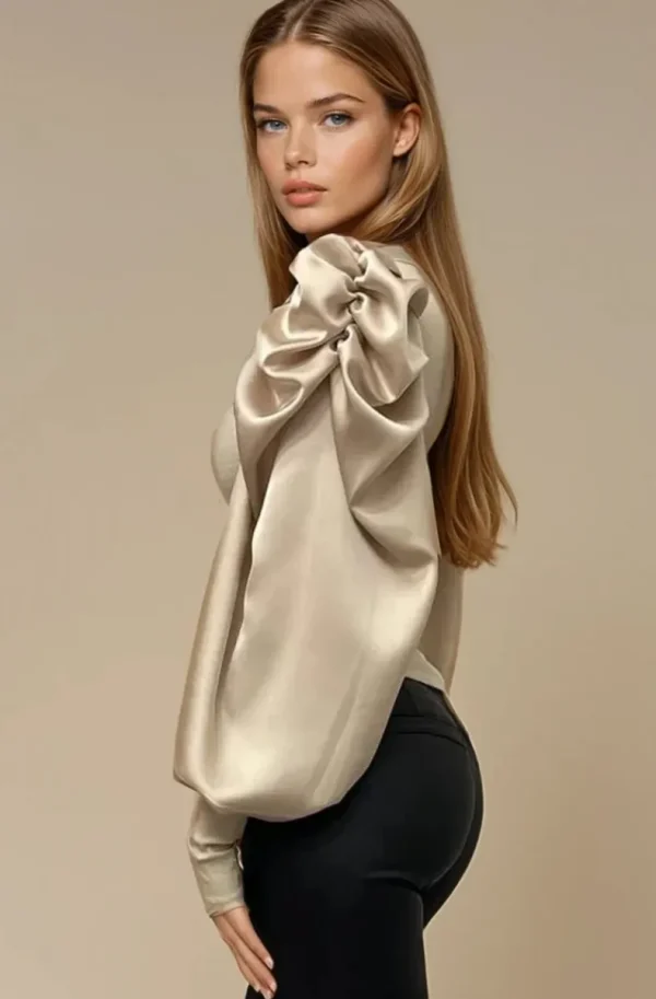 MIXED BRANDS - Ayo Top 5896 - Beige Fashion
