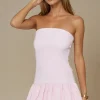 MIXED BRANDS - Ballon Dress 2595 - Pink New
