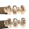 MIXED BRANDS - Belt with elastic 3720 - Gold Clearance