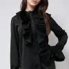 MIXED BRANDS - Blouse 9603 - Black Discount