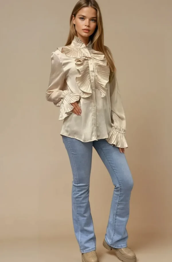 MIXED BRANDS - Blouse 9603 - Champagne Best