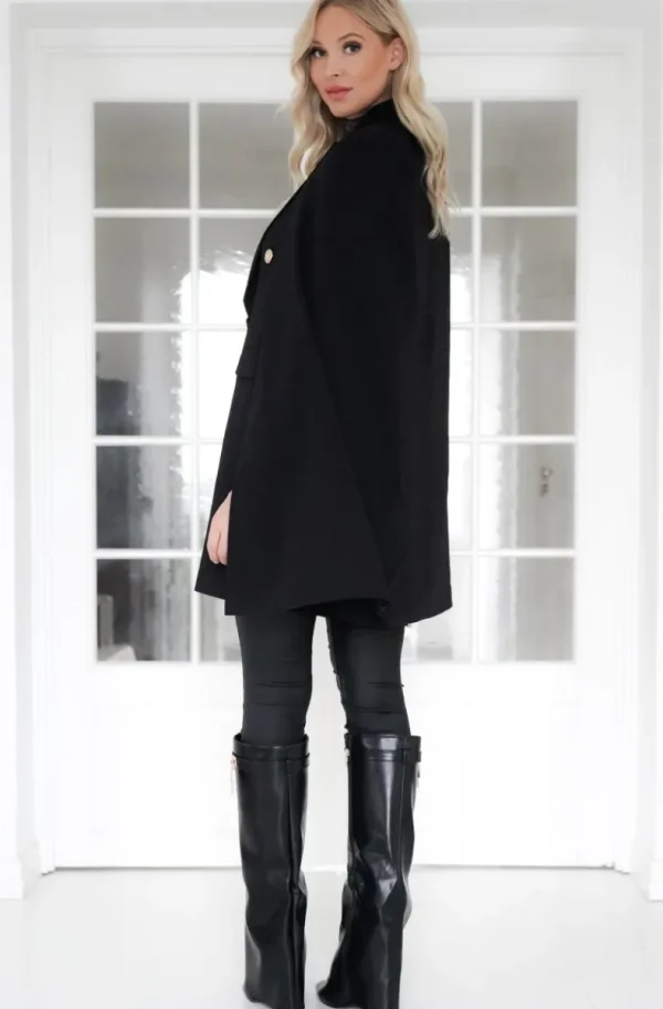 MIXED BRANDS - Cape Kavaj/Klänning1823 - Black Clearance