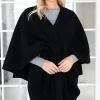 MIXED BRANDS - Cape with knot - Black New