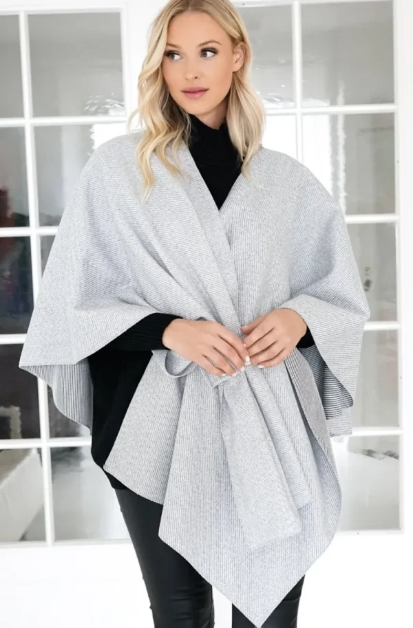 MIXED BRANDS - Cape with knot - Grey Hot