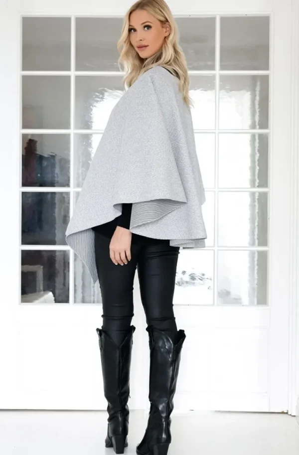 MIXED BRANDS - Cape with knot - Grey Hot
