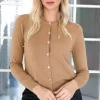 MIXED BRANDS - Cardigan 8077 - Camel Hot