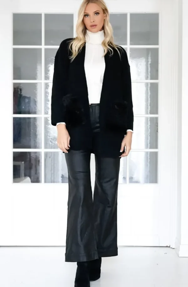 MIXED BRANDS - Cardigan S7018 Black Sale