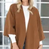 MIXED BRANDS - Cardigan with Fringes - Brown Best