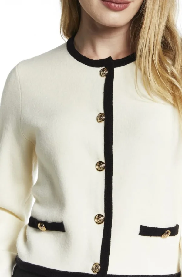 MIXED BRANDS - Chanel Style Cardigan - 6186 - Panna Hot