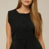 MIXED BRANDS - Chic Vest 2596 - Black New