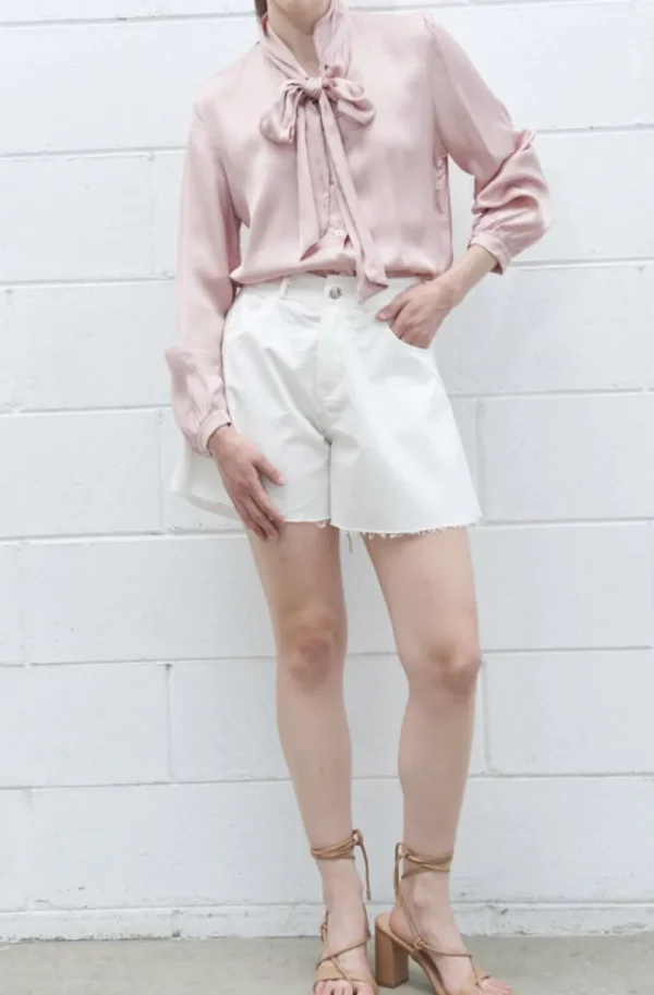 MIXED BRANDS - Cotton Shorts Cream Online