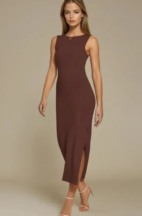 MIXED BRANDS - Dress 1381 - Choco Clearance
