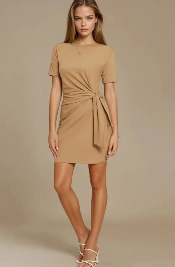 MIXED BRANDS - Dress 1541 - Taupe Fashion