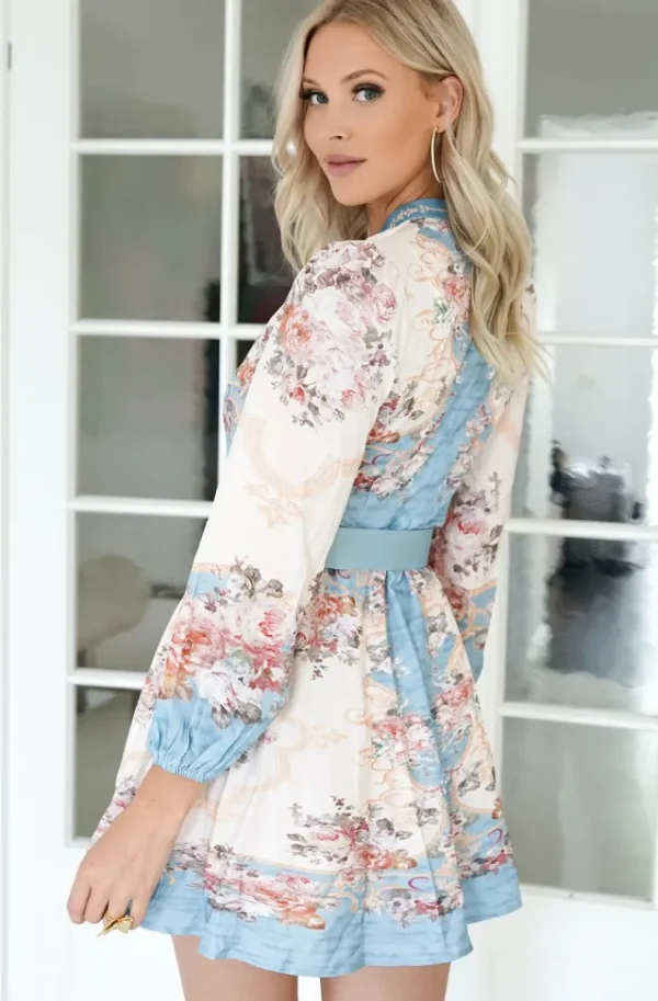 MIXED BRANDS - Dress W20430 Blue Online