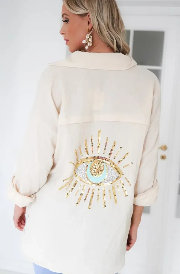 MIXED BRANDS - Eye shirt 6622 - Sand Fashion