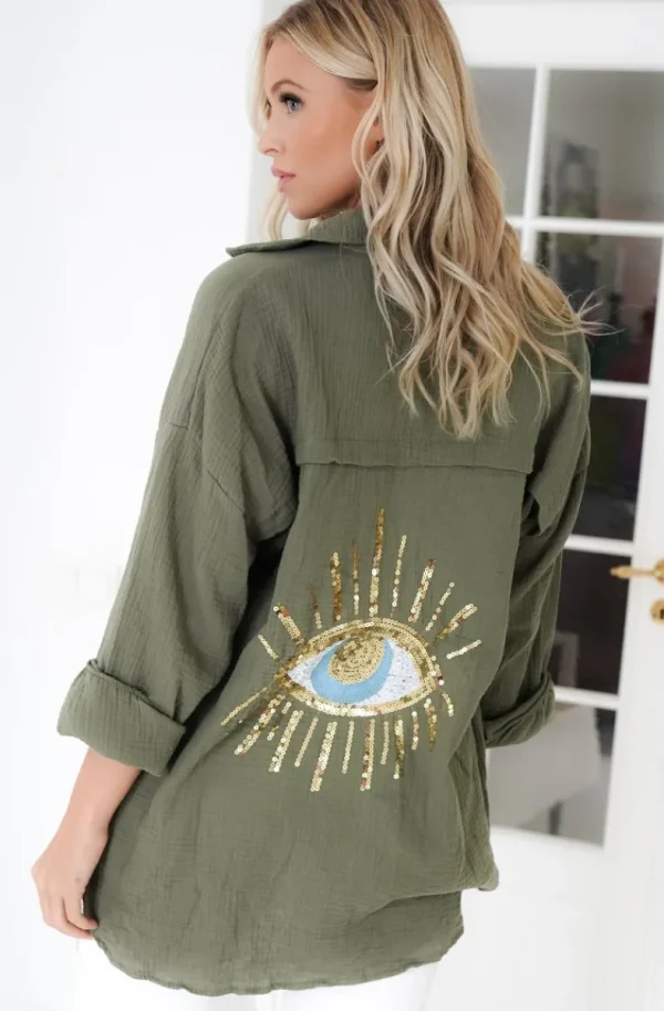 MIXED BRANDS - Eye shirt 6622 - Khaki Clearance